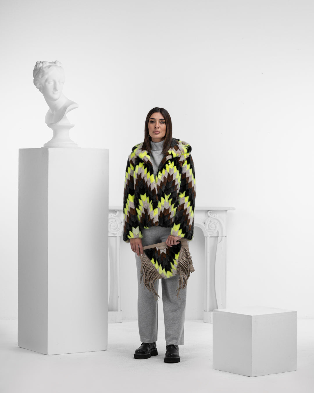 CAPRI JACQUARD - VISONE